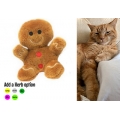 Garfy Gingerboy Plush Cat Toy -  Silvervine, Mint, Valerian, Catnip, PowerMix